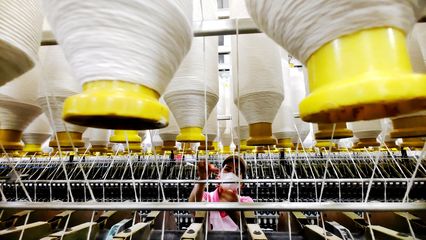 紡織企業(yè)開足馬力促生產，針紡織品市場活力涌動
